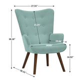 Accent Chair Armchair, Upholstered Nap Chair Comfy Lounge Chair