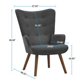 Accent Chair Armchair, Upholstered Nap Chair Comfy Lounge Chair