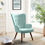 Accent Chair Armchair, Upholstered Nap Chair Comfy Lounge Chair