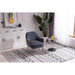 Accent Chair Living Room Chair With Gold Legs And Adjustable Legs