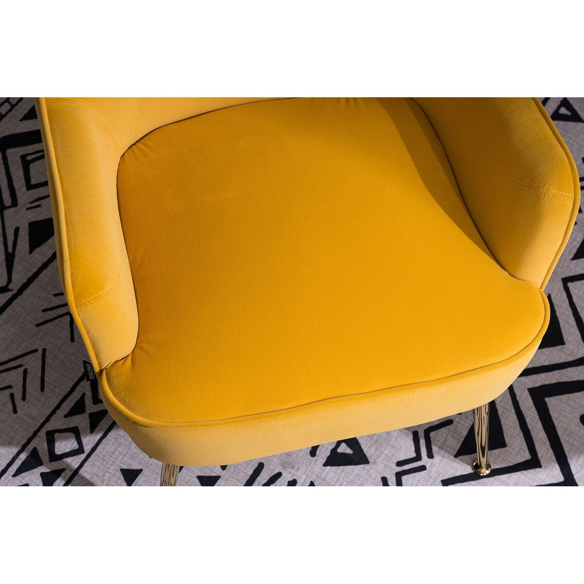 Accent Chair Living Room Chair With Gold Legs And Adjustable Legs