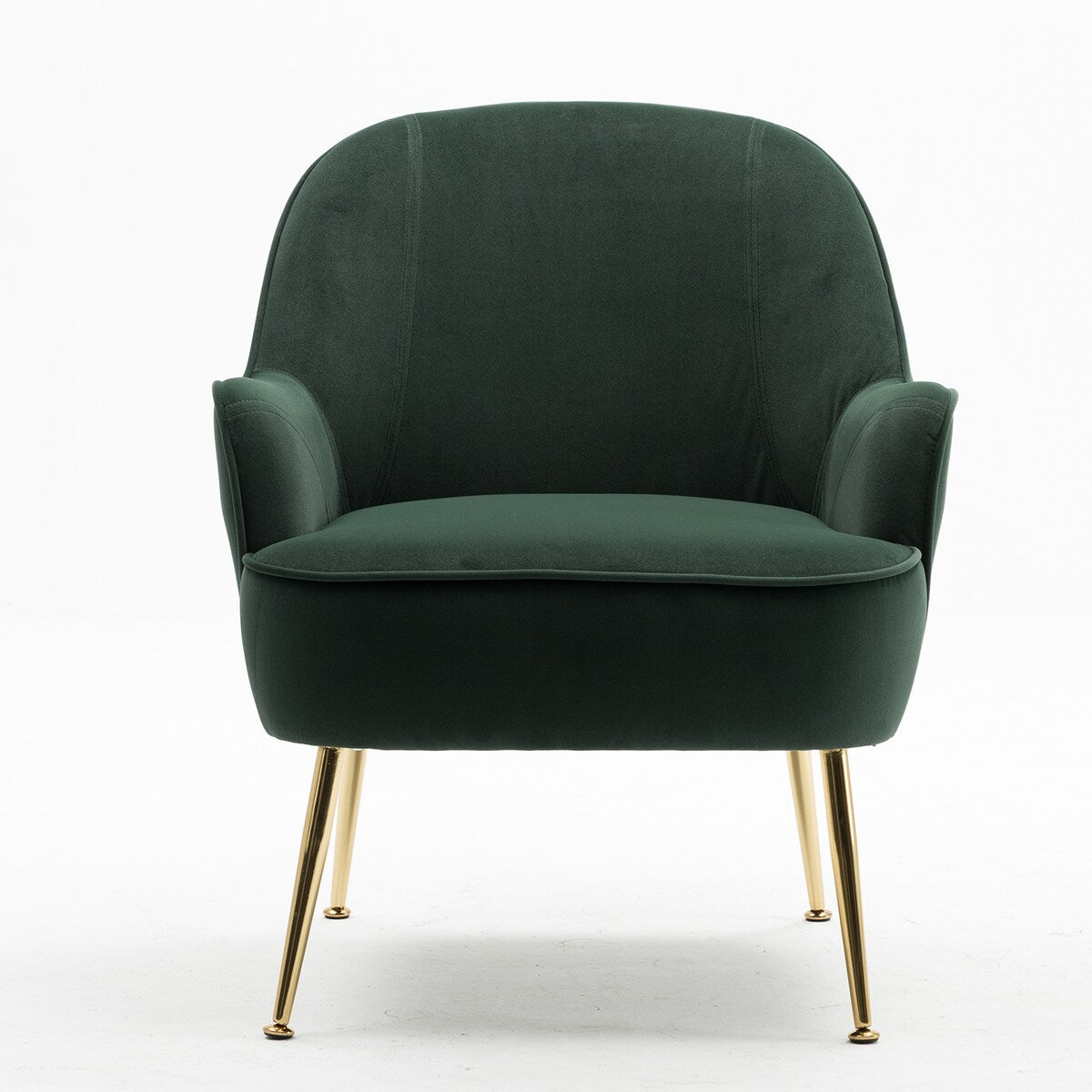 Accent Chair Living Room Chair With Gold Legs And Adjustable Legs