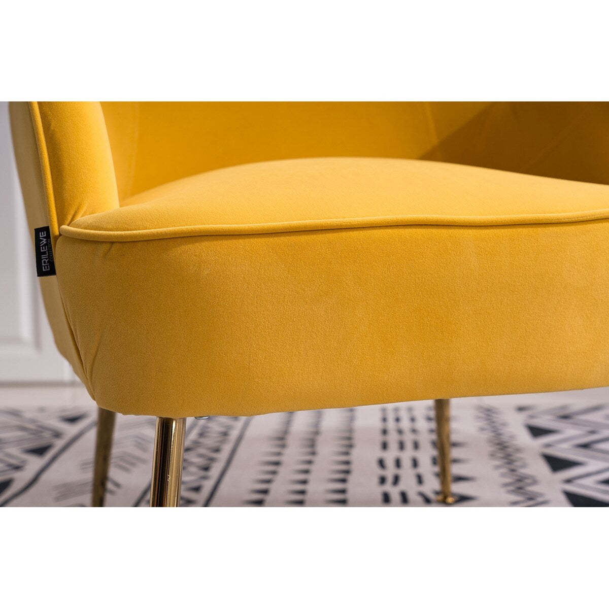 Accent Chair Living Room Chair With Gold Legs And Adjustable Legs