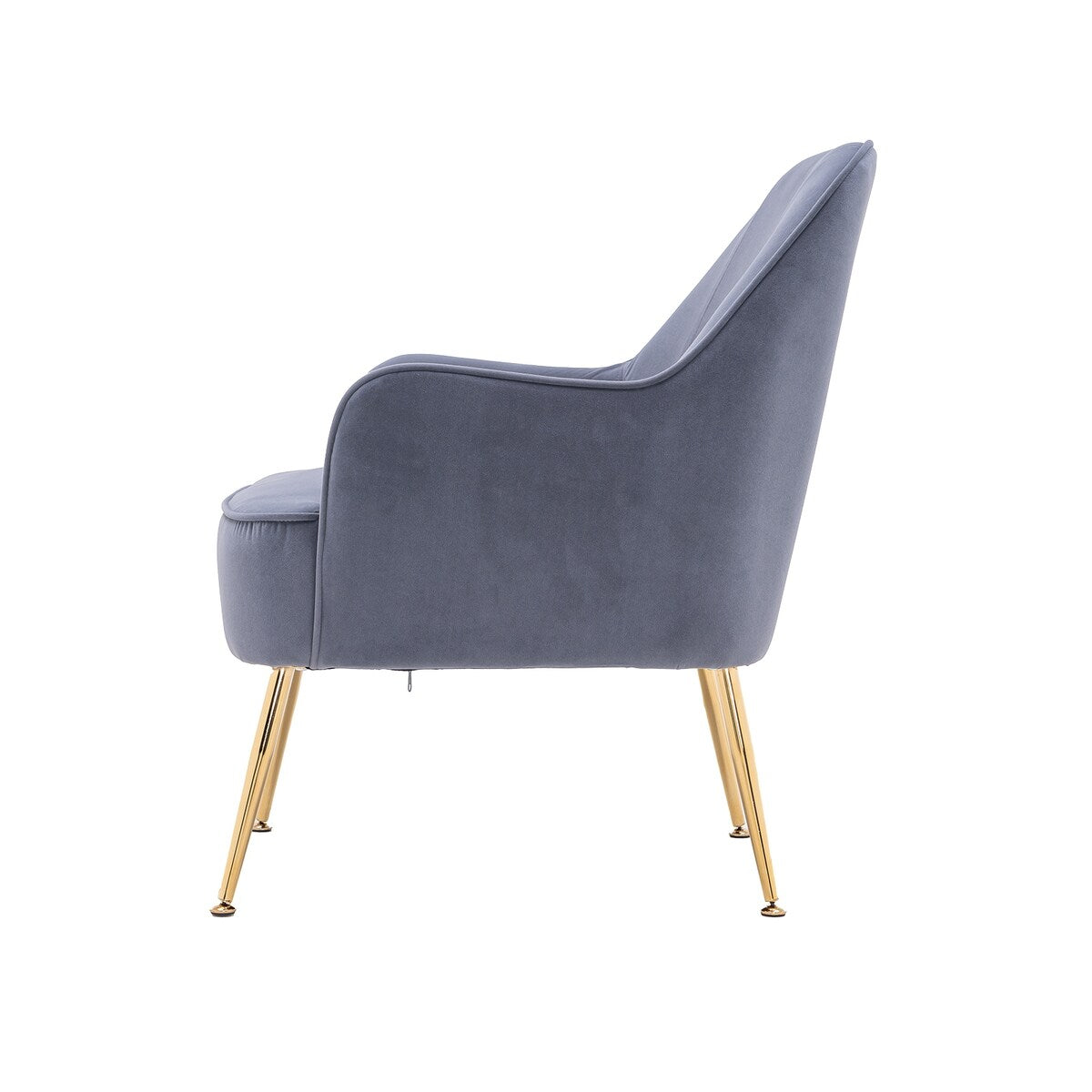 Accent Chair Living Room Chair With Gold Legs And Adjustable Legs