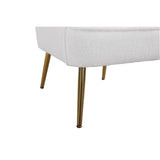 Accent Chair Modern Mid Century Upholstered Arm Chair Lambskin Sherpa Armchair with Gold Legs for Living Room Bedroom