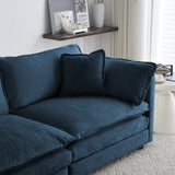 Accent Chair Set of 2, High-end Chenille Upholstered Armchairs
