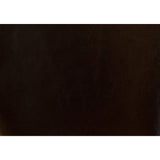 Accent Chair - Traditional Style Dark Brown Leather-Look