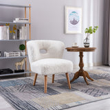 Accent Chair Upholstery Open Back Chair for Living Room Bedroom