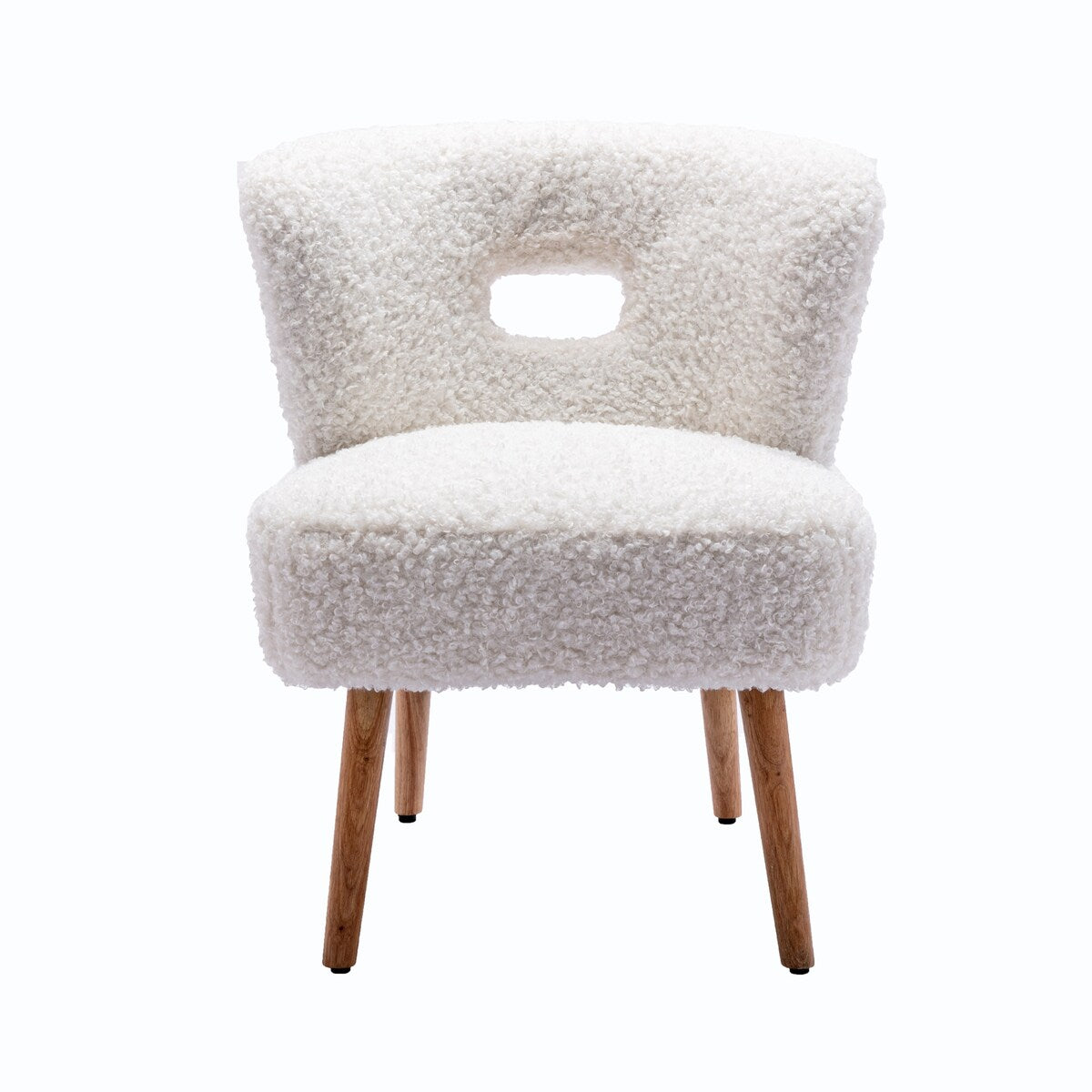 Accent Chair Upholstery Open Back Chair for Living Room Bedroom