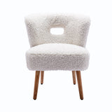 Accent Chair Upholstery Open Back Chair for Living Room Bedroom