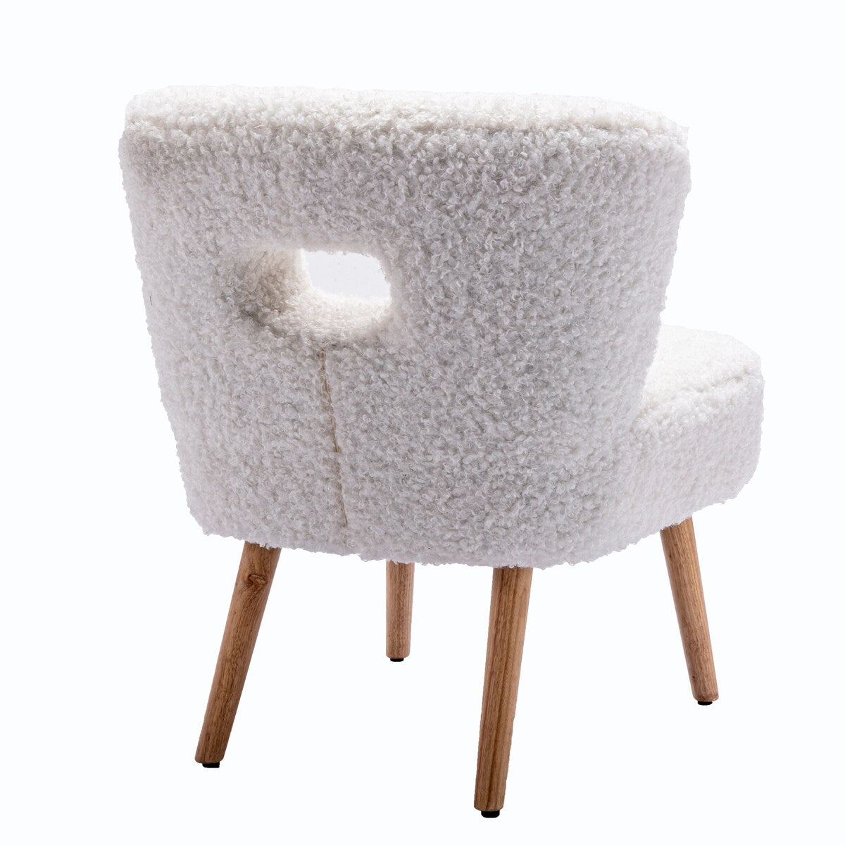 Accent Chair Upholstery Open Back Chair for Living Room Bedroom