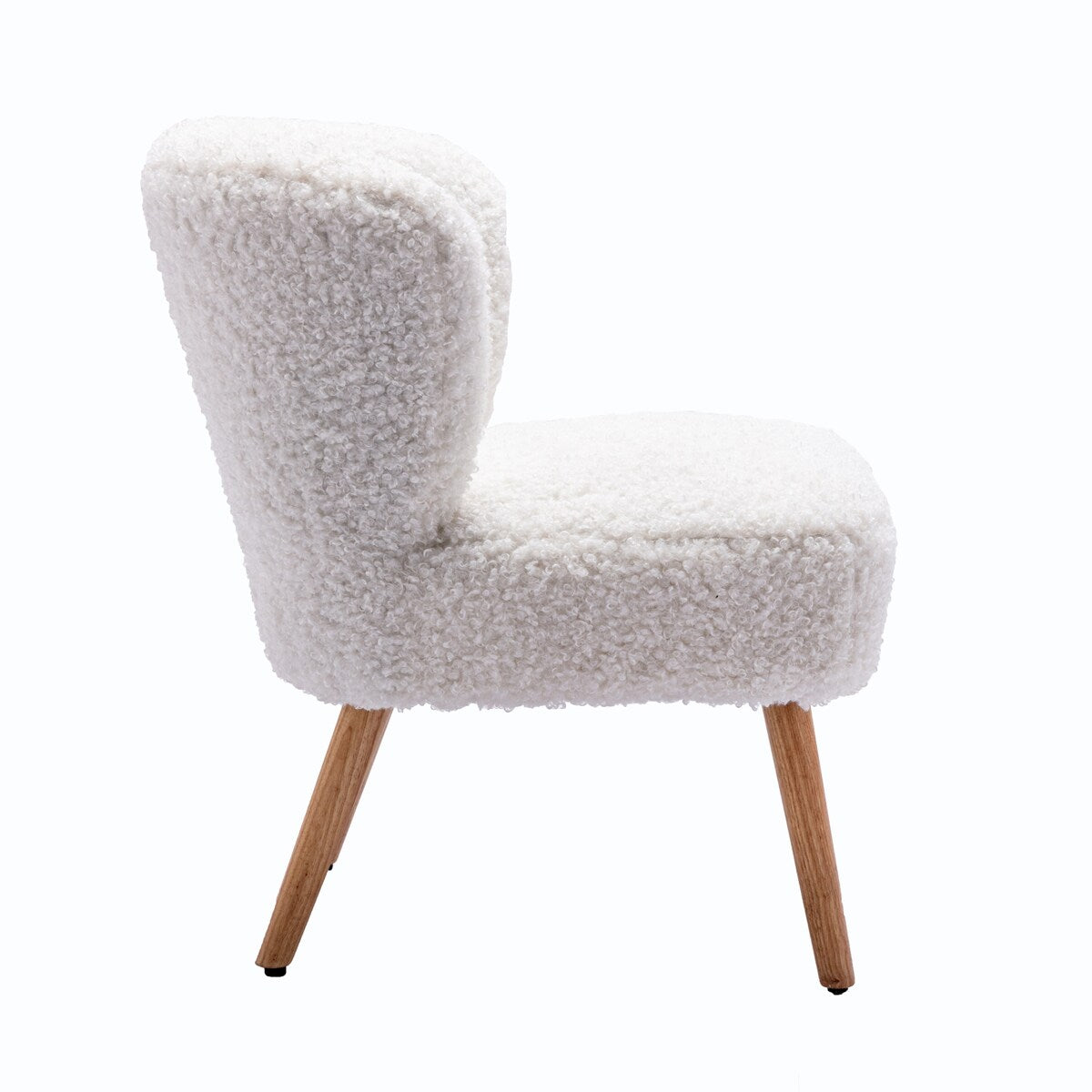Accent Chair Upholstery Open Back Chair for Living Room Bedroom