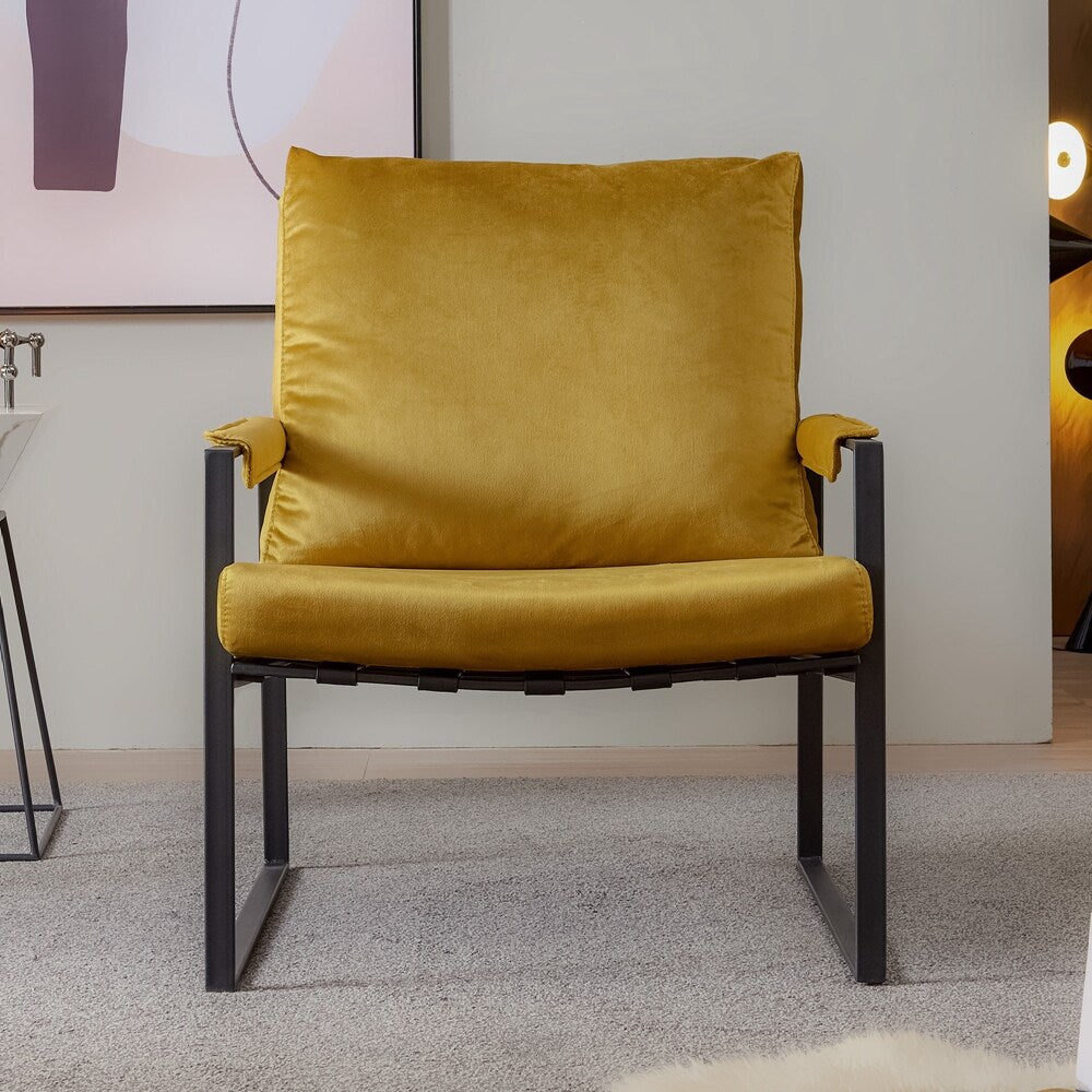 Accent Chair Velvet Armchair Living Room
