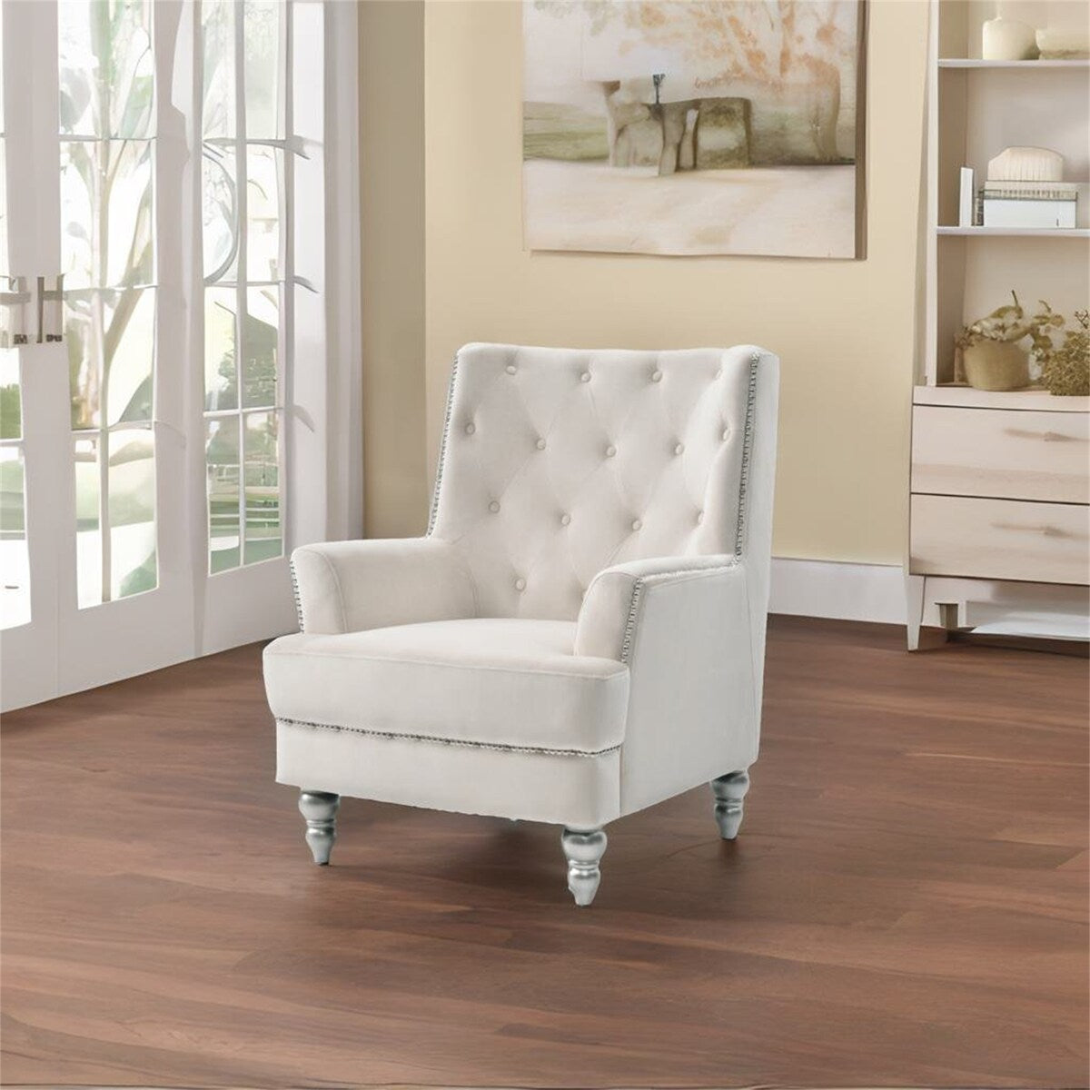 Accent Chair with Tufted Back