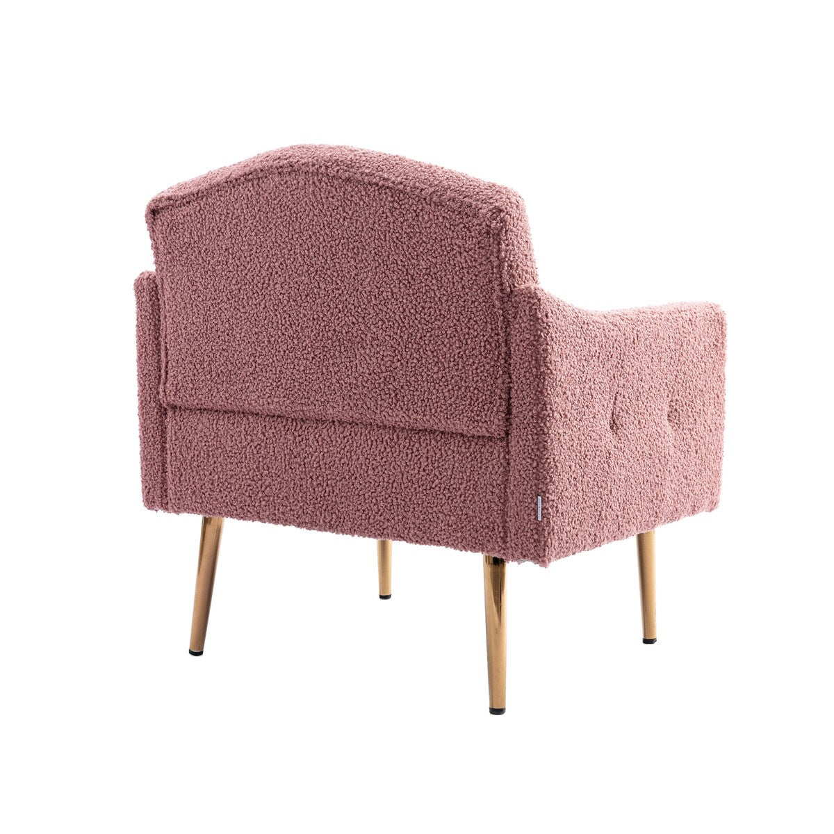 Accent Chair,leisure single sofa with Rose Golden feet