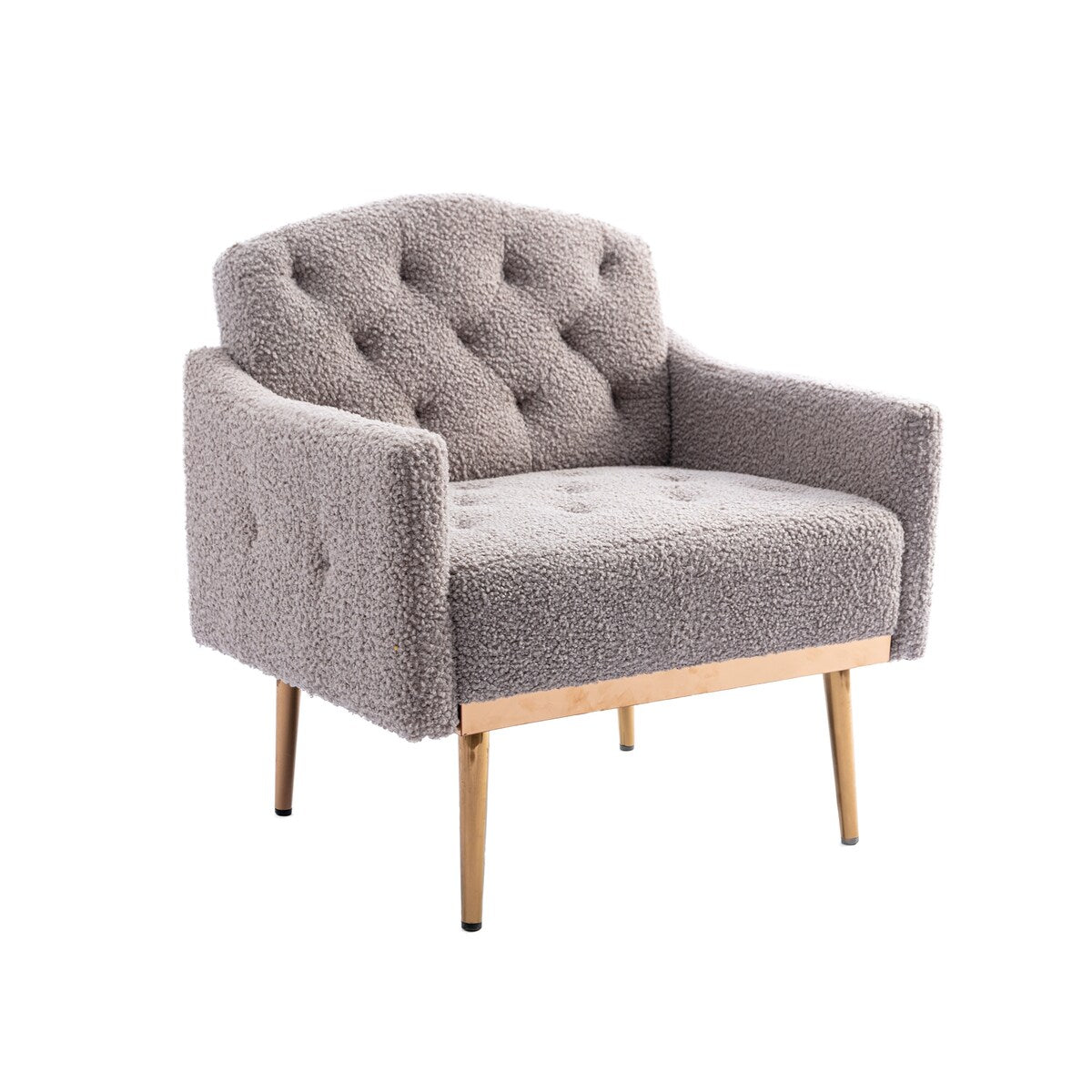 Accent Chair,leisure single sofa with Rose Golden feet