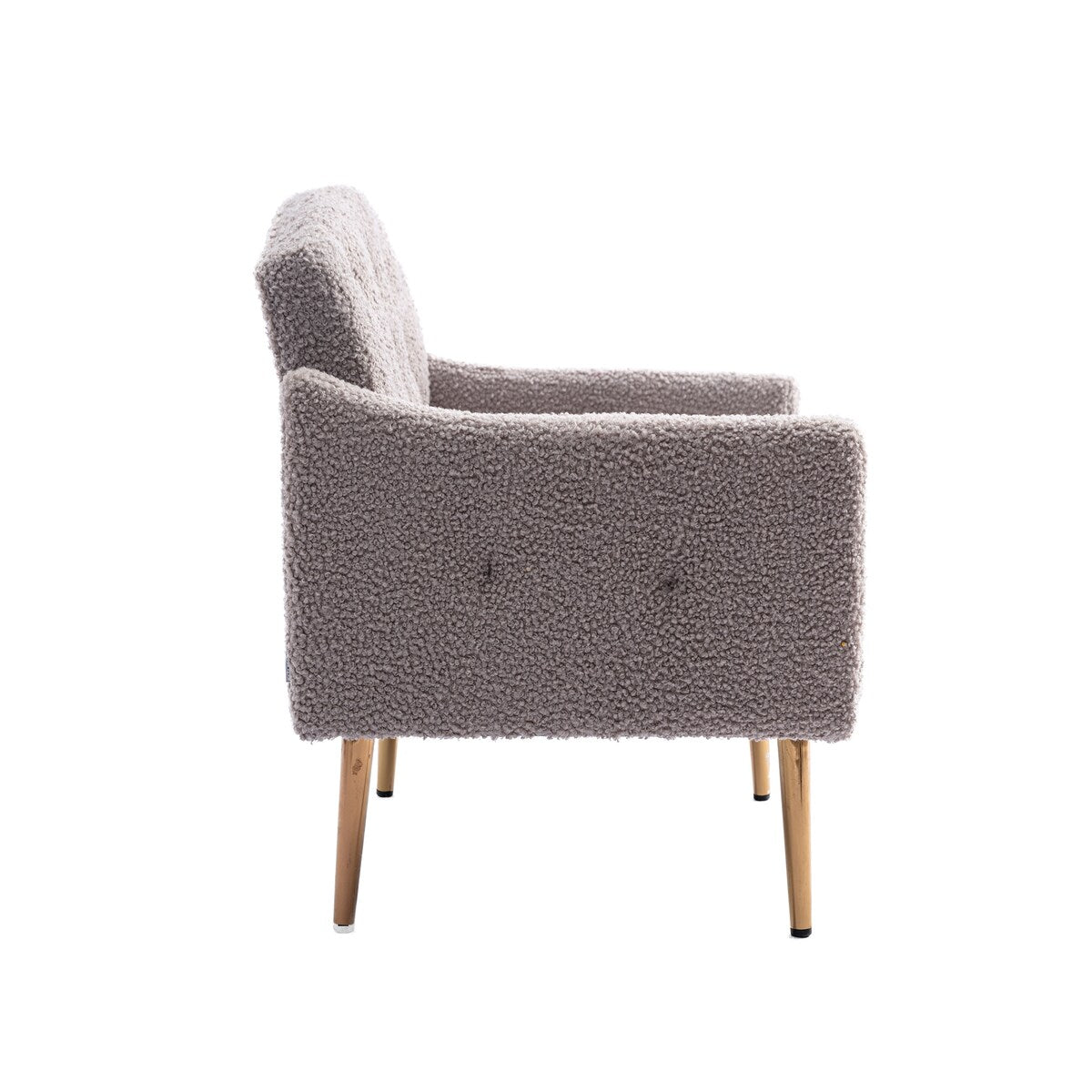 Accent Chair,leisure single sofa with Rose Golden feet
