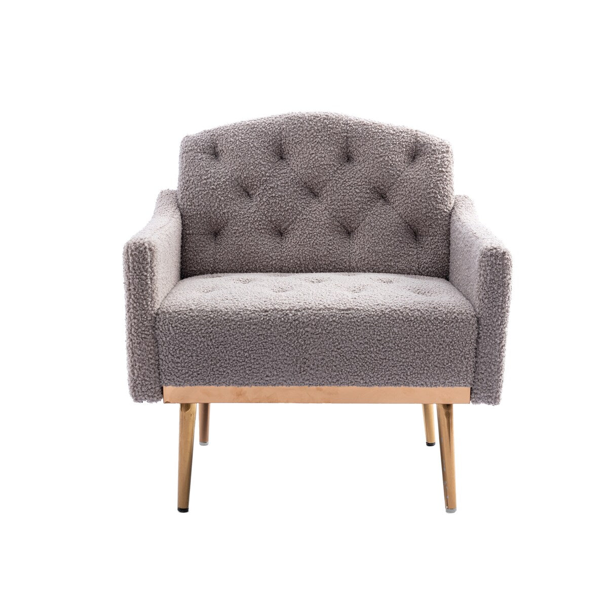 Accent Chair,leisure single sofa with Rose Golden feet
