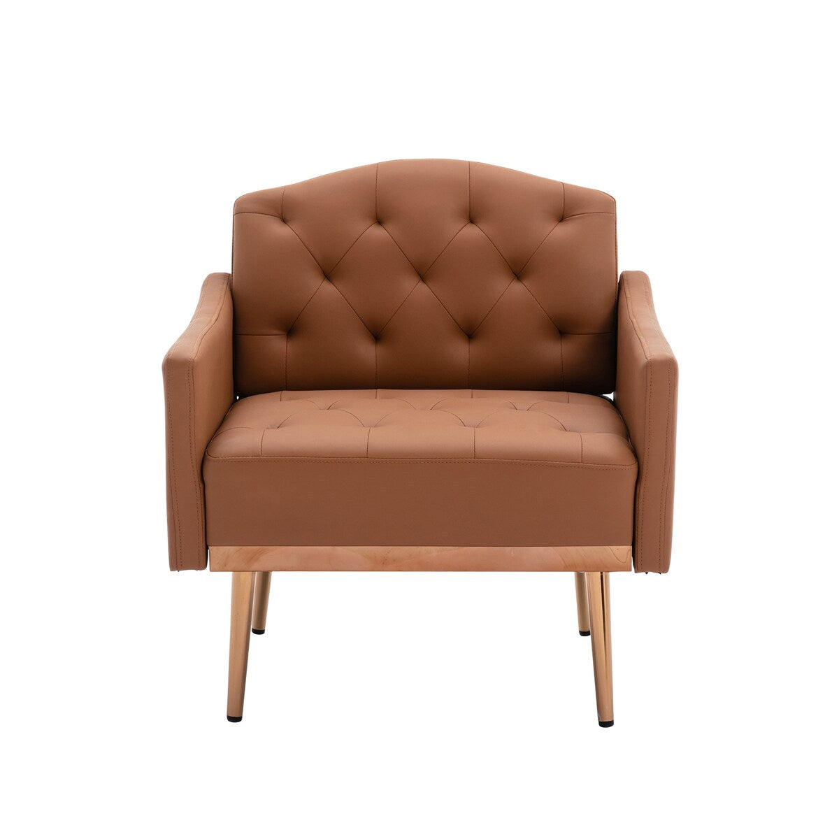 Accent Chair,leisure single sofa with Rose Golden feet