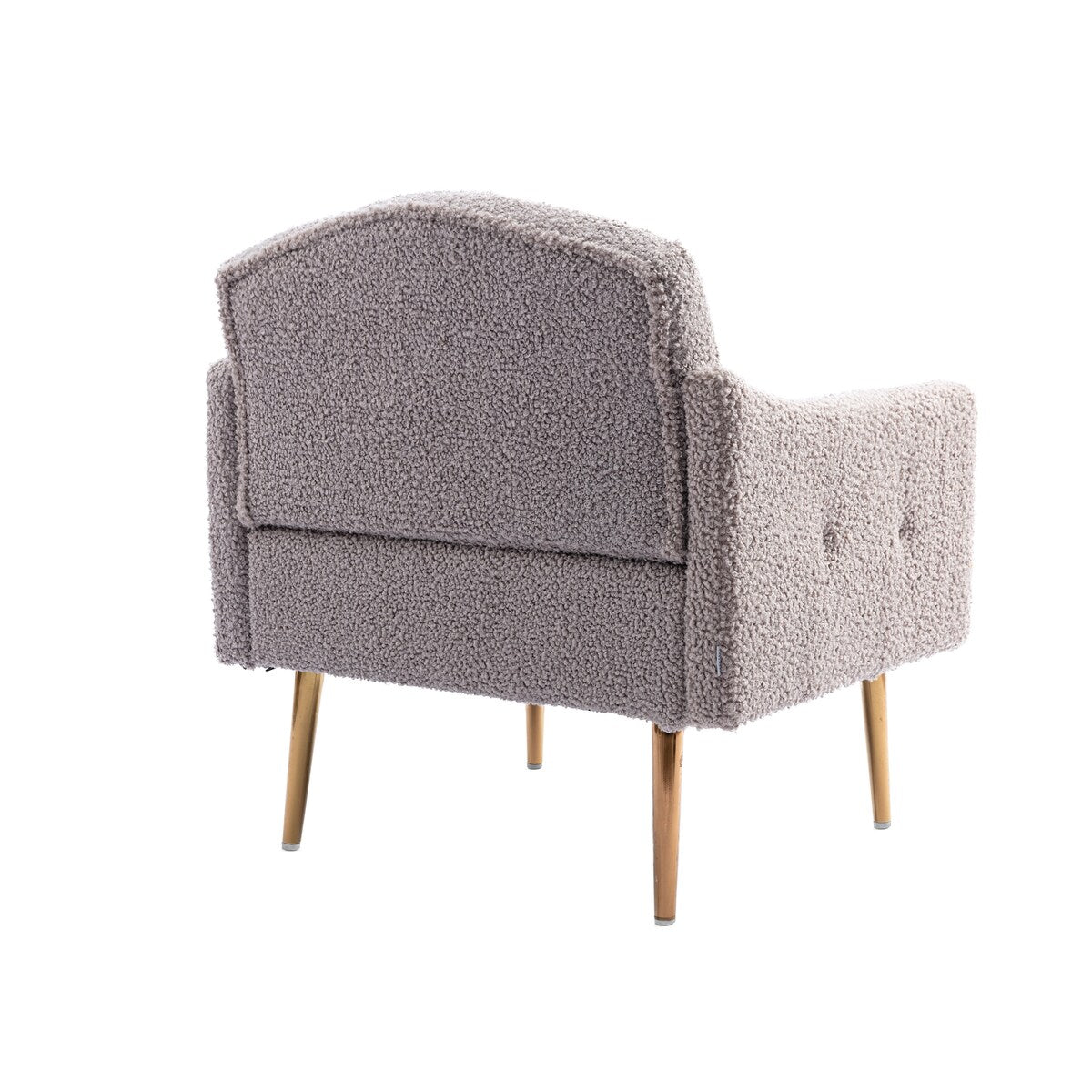 Accent Chair,leisure single sofa with Rose Golden feet