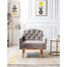 Accent Chair,leisure single sofa with Rose Golden feet