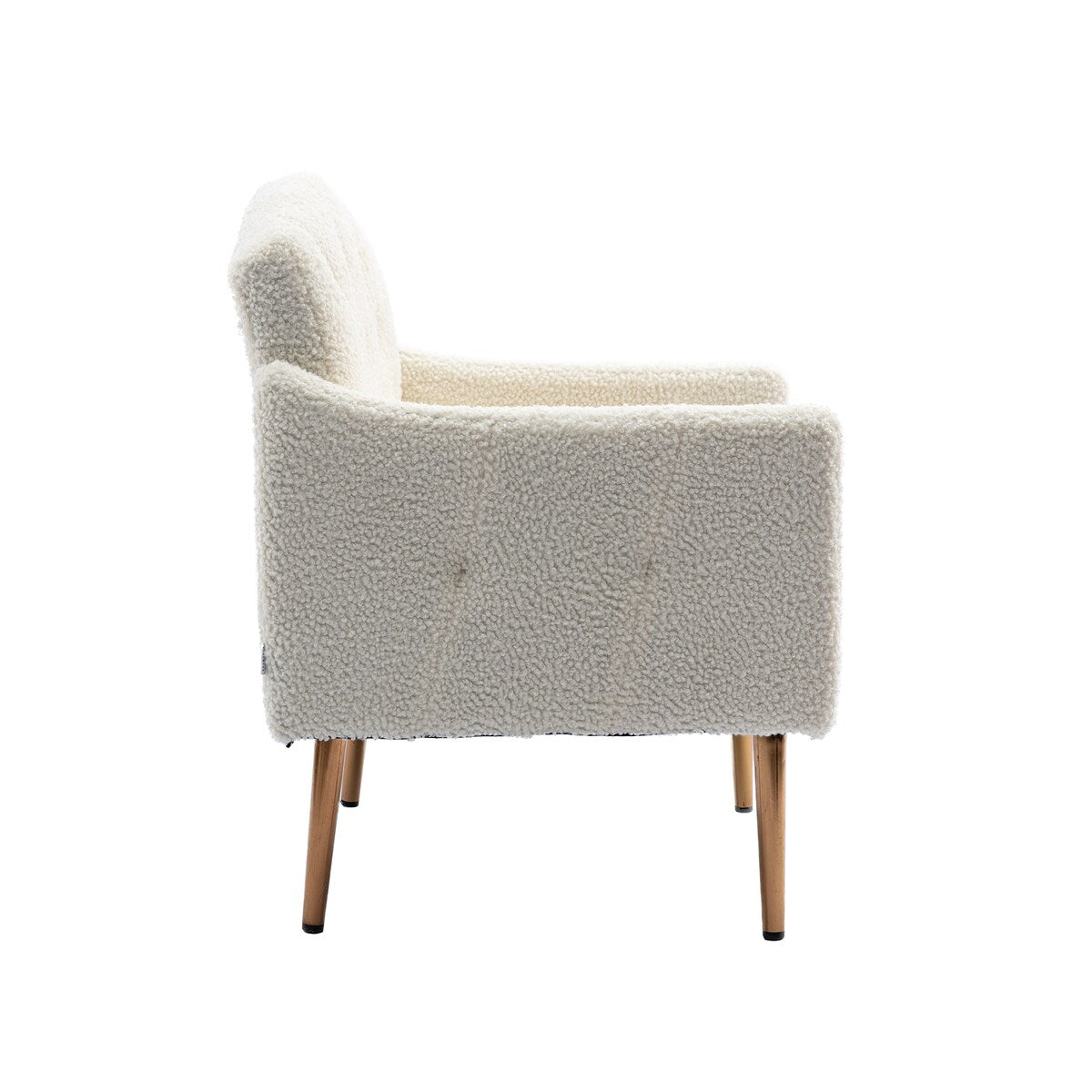 Accent Chair,leisure single sofa with Rose Golden feet