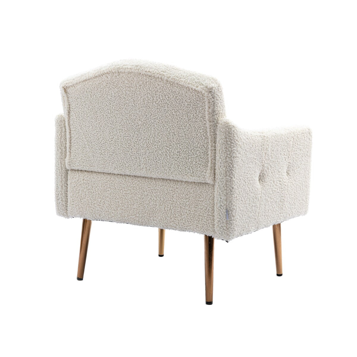 Accent Chair,leisure single sofa with Rose Golden feet