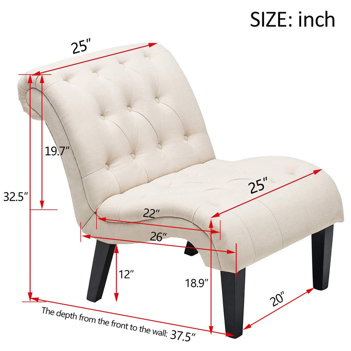 Accent Chairs Set of 2,Living Room Chairs