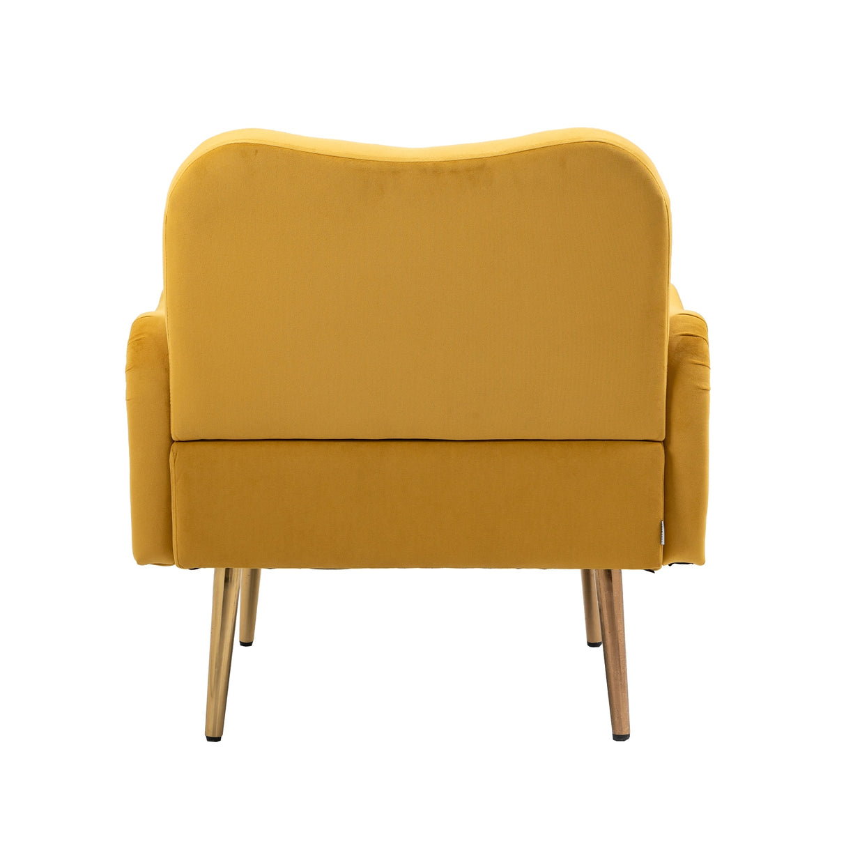 Accent Chairs Upholstered Arm Chairs Modern Leisure Reading Chair with Golden Feet