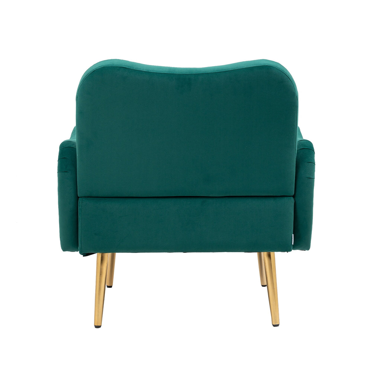 Accent Chairs Upholstered Arm Chairs Modern Leisure Reading Chair with Golden Feet