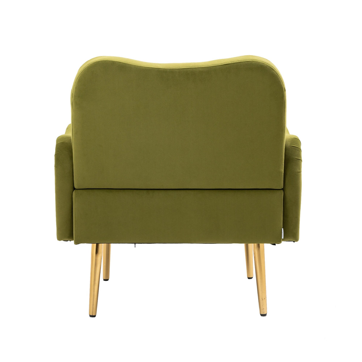 Accent Chairs Upholstered Arm Chairs Modern Leisure Reading Chair with Golden Feet