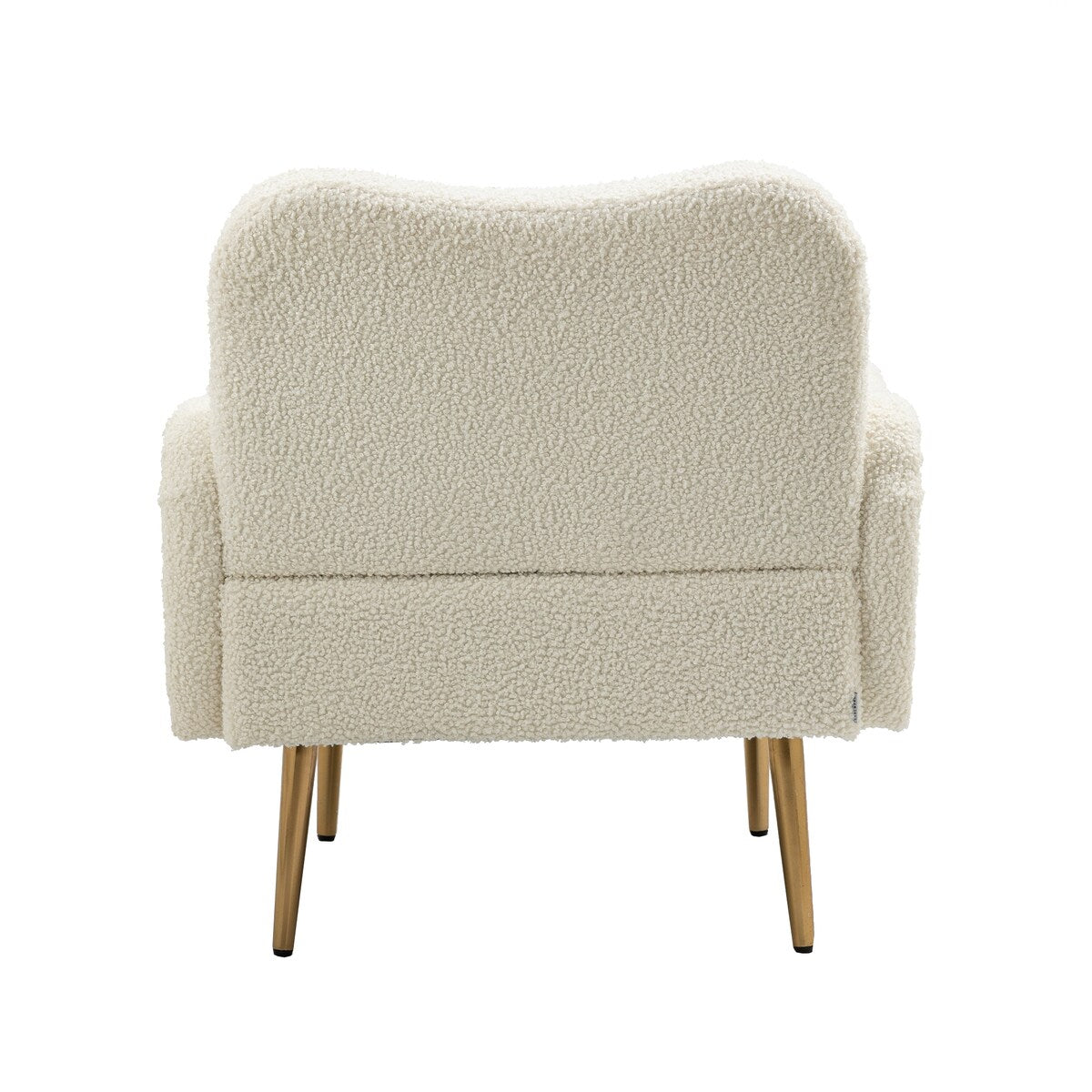 Accent Chairs Upholstered Arm Chairs Modern Leisure Reading Chair with Golden Feet