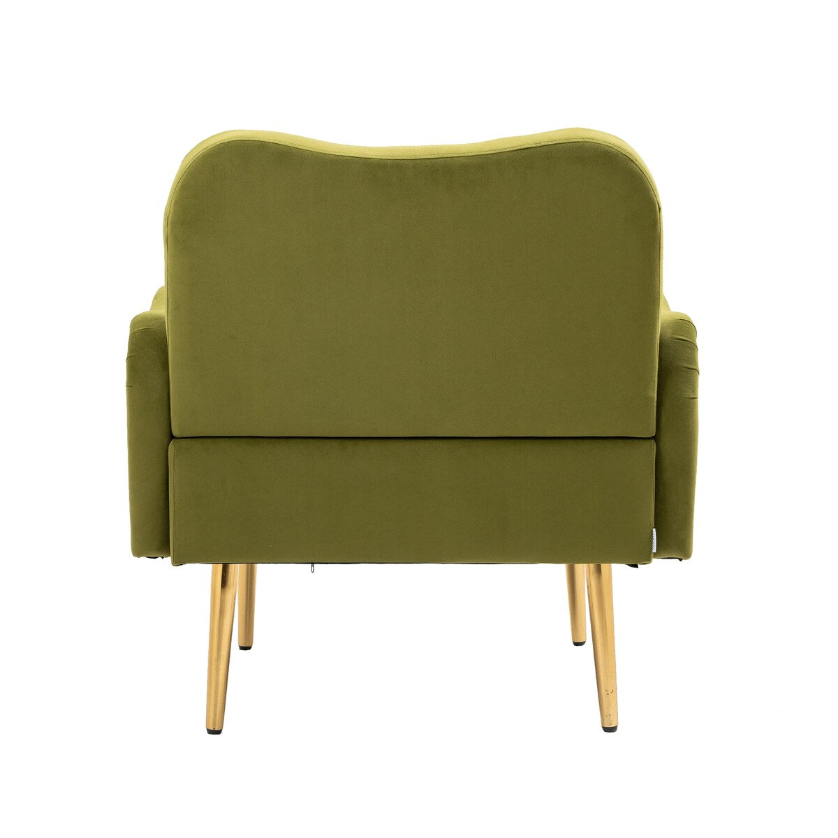 Accent Chairs Upholstered Arm Chairs Modern Leisure Reading Chair with Golden Feet