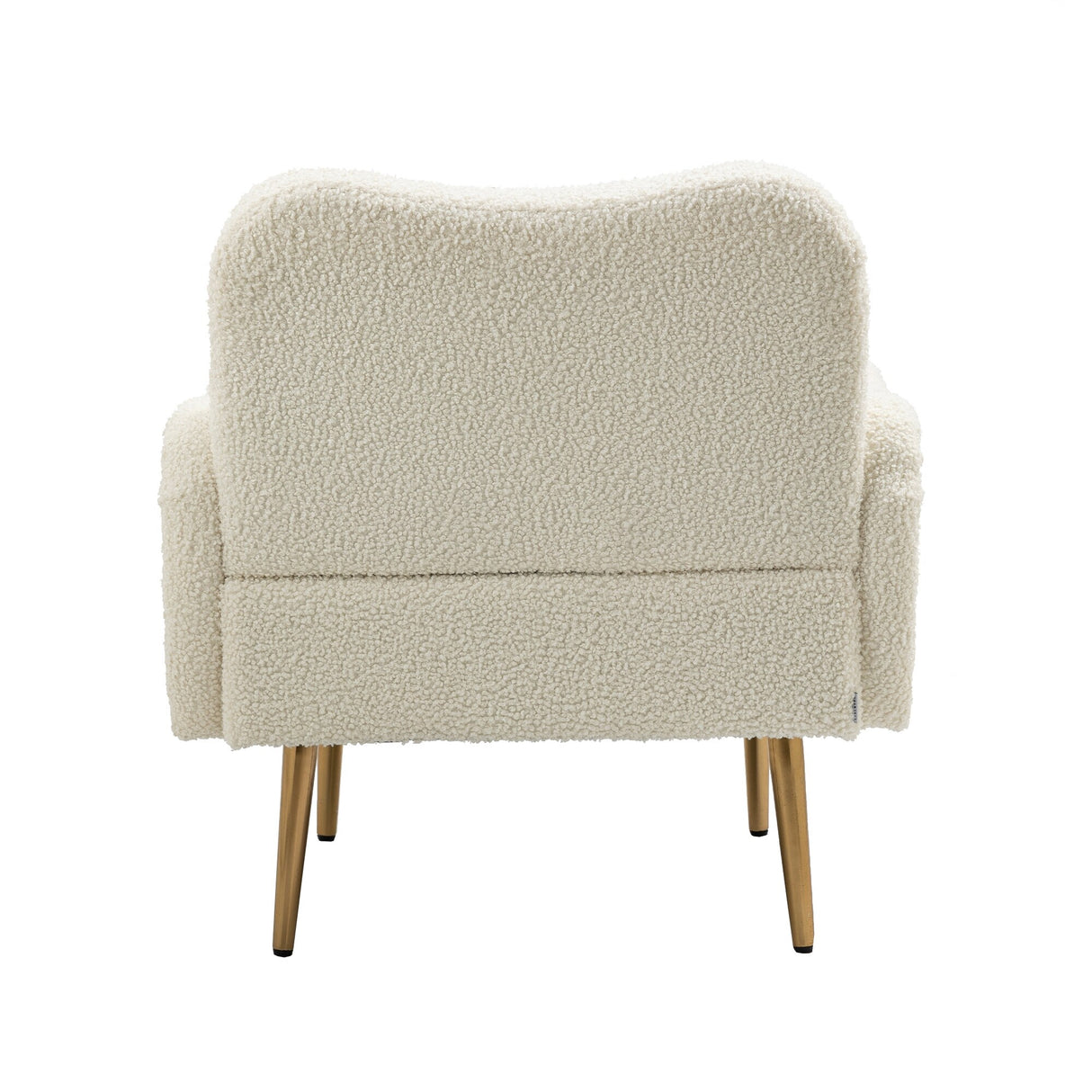 Accent Chairs Upholstered Arm Chairs Modern Leisure Reading Chair with Golden Feet