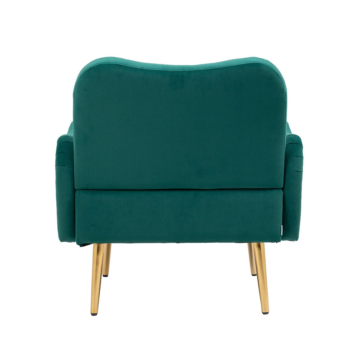 Accent Chairs Upholstered Arm Chairs Modern Leisure Reading Chair with Golden Feet