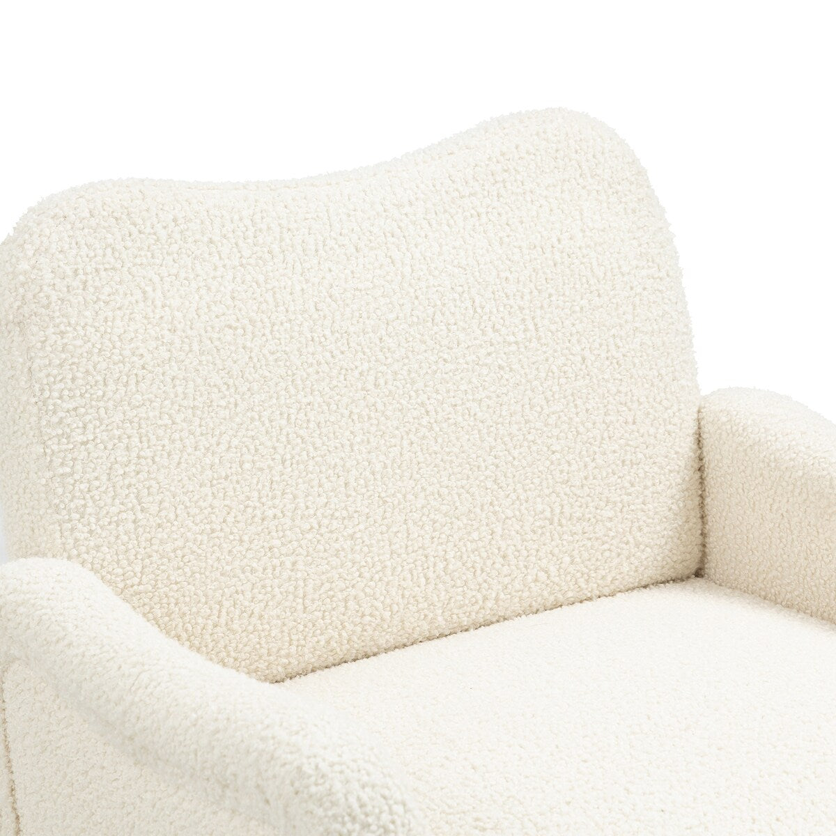 Accent Chairs Upholstered Arm Chairs Modern Leisure Reading Chair with Golden Feet