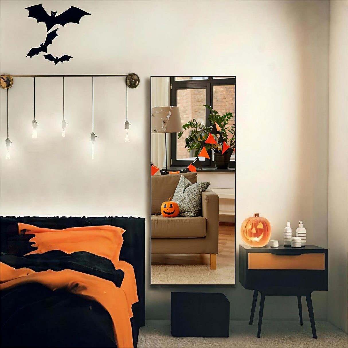 Accent Mirrors For Wall Door Hanging Mirror