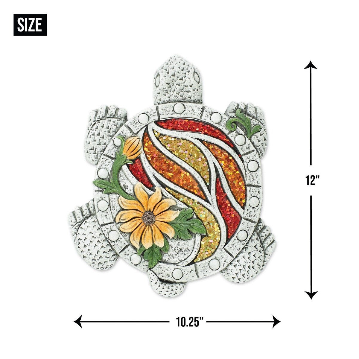 Accent Plus Glittering Turtle Stepping Stone