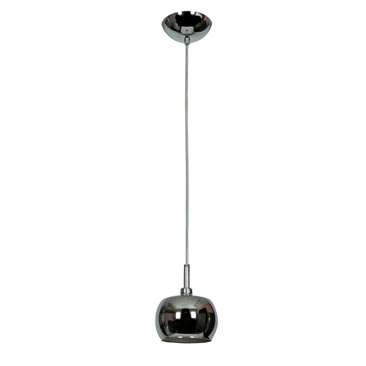 Access Lighting Glam 1-Light Chrome LED Dimmable Mirror Glass Pendant