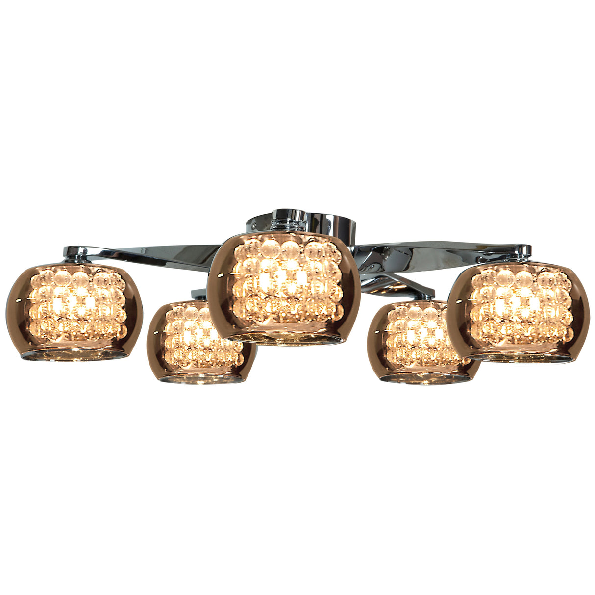 Access Lighting Glam 5-light Flush Mount