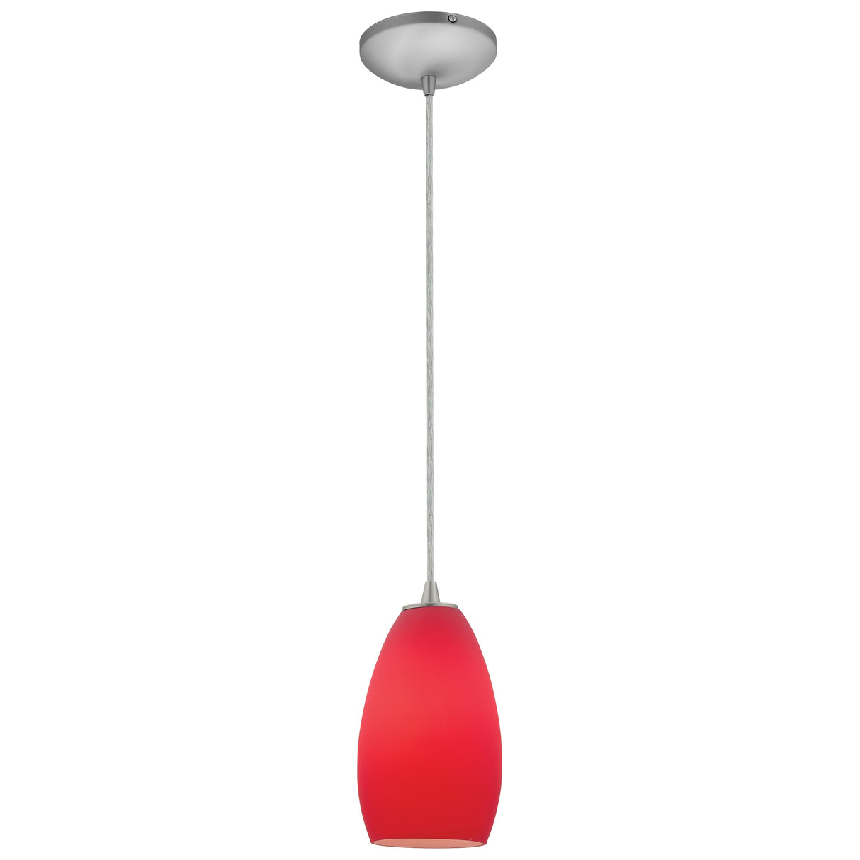 Access Lighting Japanese Lantern 12 inch Steel Fluorescent Rod Pendant with White Lined Shade