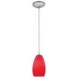Access Lighting Japanese Lantern 12 inch Steel Fluorescent Rod Pendant with White Lined Shade