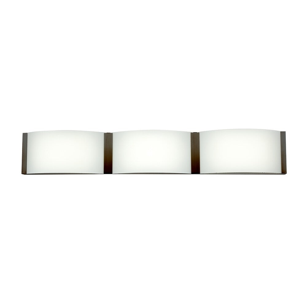 Access Lighting Wave 3-light LED Bronze Vanity