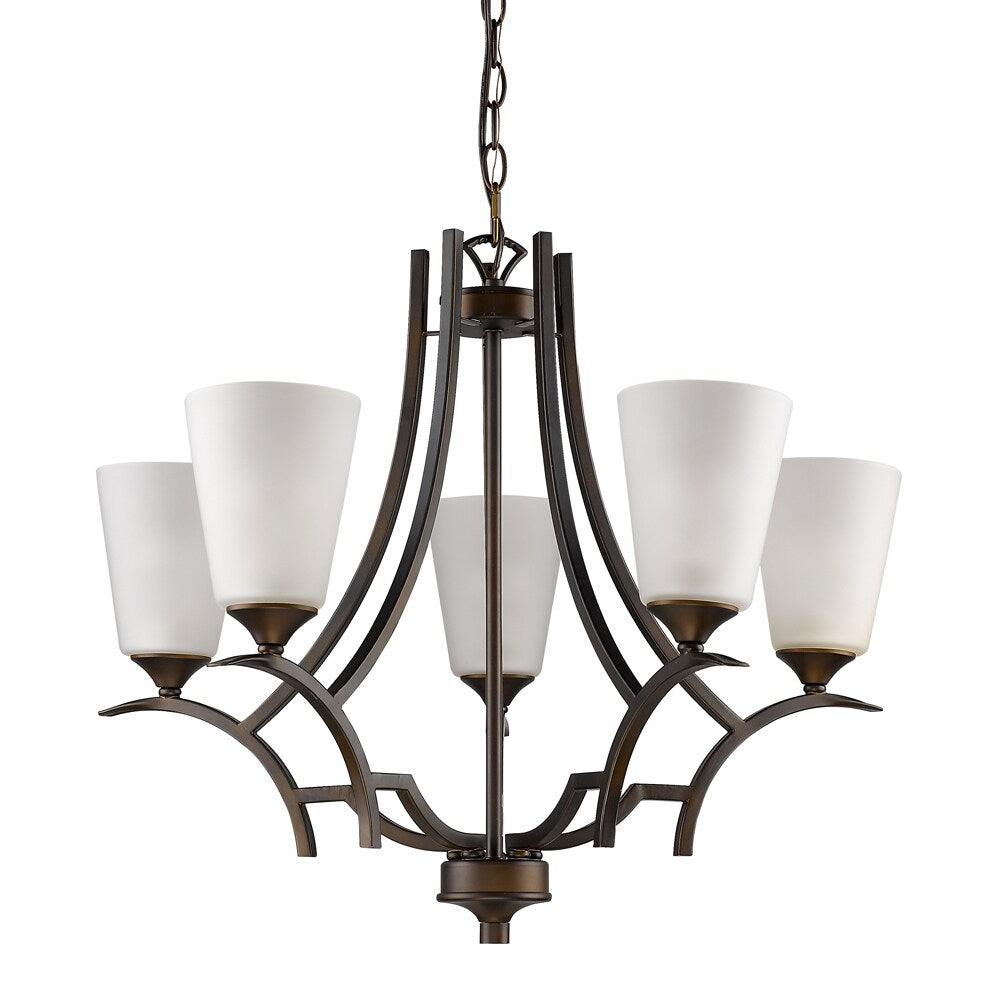 Acclaim Lighting Zoey Oil-rubbed Bronze Indoor 5-light Chandelier with