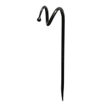 Achla Designs 14" H Graphite Wrought Iron Hose Guard w/Ball End Design (Set of 6), Hose Guide - 14"H
