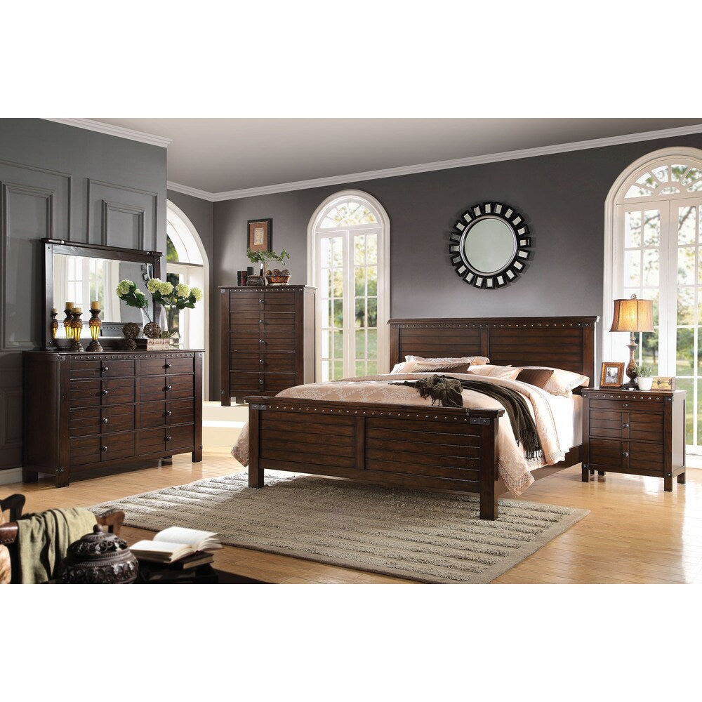 Espresso Acme Furniture Brooklyn 4-Piece Bedroom Set