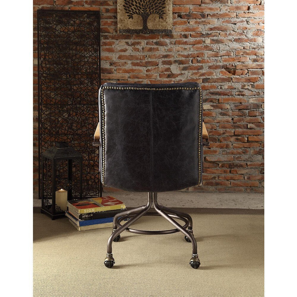 Acme Furniture Hedia Top Grain Leather Office Chair