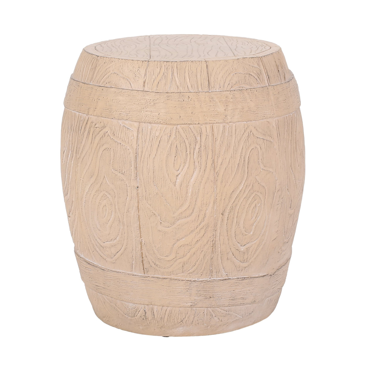 Acorn Outdoor Lightweight Concrete Side Table by Christopher Knight Home
