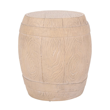 Acorn Outdoor Lightweight Concrete Side Table by Christopher Knight Home