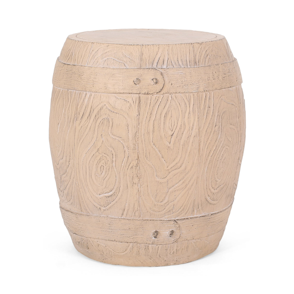 Acorn Outdoor Lightweight Concrete Side Table by Christopher Knight Home